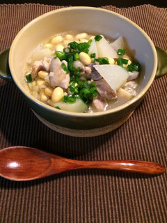 豆のチキンスープ-レシピのメイン写真