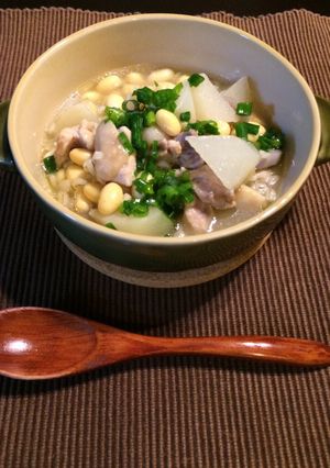 豆のチキンスープ-レシピのメイン写真