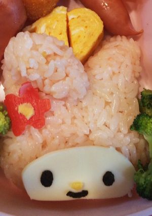 マイメロディーちゃん♡キャラ弁-レシピのメイン写真
