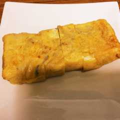 รูปของ カルシウムたっぷり！しらす玉子焼き