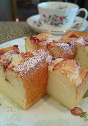 ホワイトデー✾カロリーオフ苺の簡単ケーキ-レシピのメイン写真