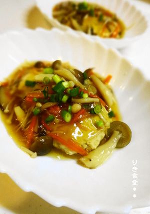 きのこソースの豆腐ハンバーグ-レシピのメイン写真