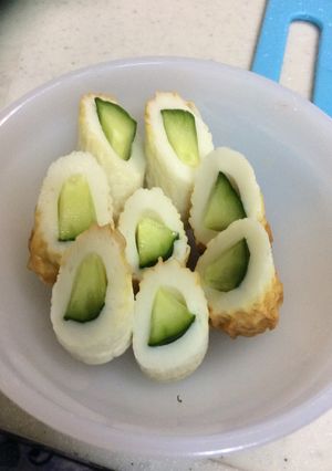 切って詰めるだけの簡単！竹輪きゅうり-レシピのメイン写真