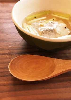 黄ニラとタラのスープ-レシピのメイン写真