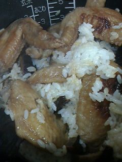 鶏手羽先の炊き込みご飯-レシピのメイン写真