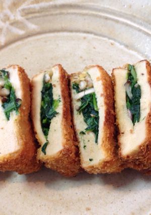 ソース不要♡高野豆腐の挟み揚げ-レシピのメイン写真