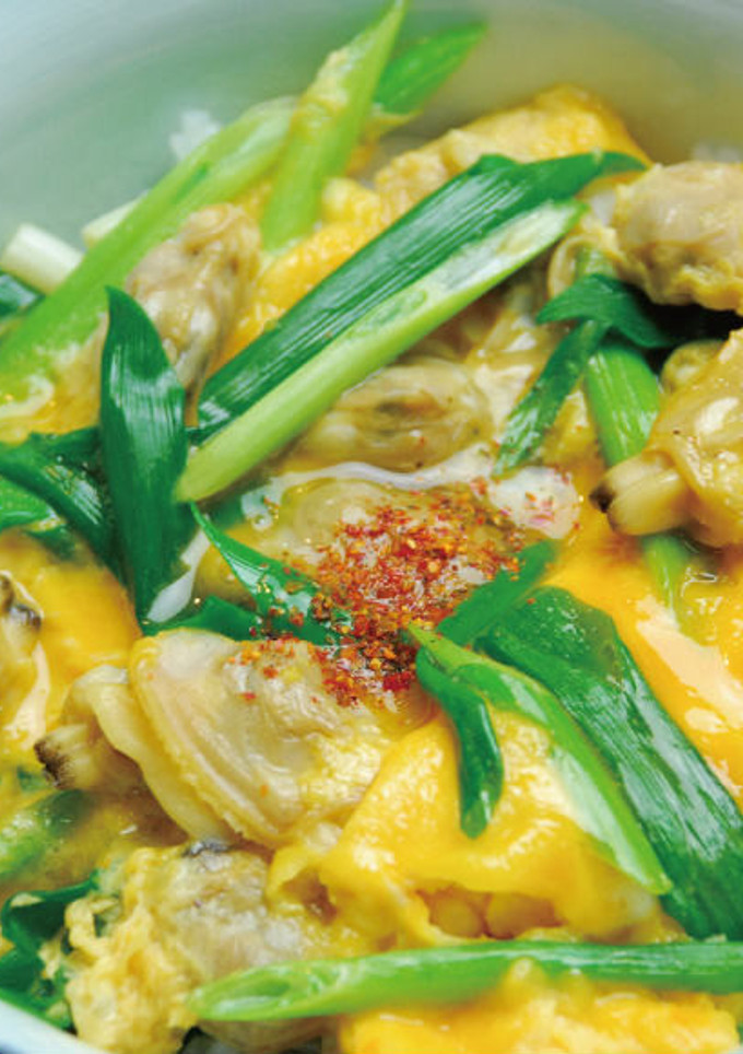 土鍋炊きご飯★あさりとわけぎの卵とじ丼-レシピのメイン写真