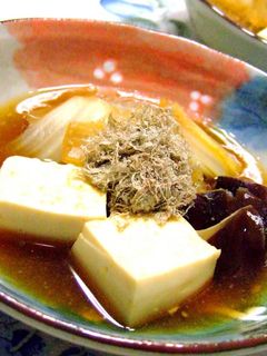 白菜と豆腐の辛子煮-レシピのメイン写真