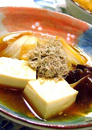 白菜と豆腐の辛子煮-レシピのメイン写真