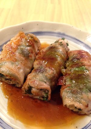 簡単弁当ミルフィーユしそポーク(^^)-レシピのメイン写真