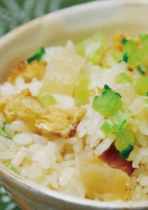 土鍋炊き★焼き大根めし-レシピのメイン写真