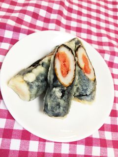ちくわ明太子の磯辺天ぷら-レシピのメイン写真