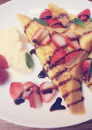 カリ、ふわ！食パンで簡単フレンチトースト-レシピのメイン写真