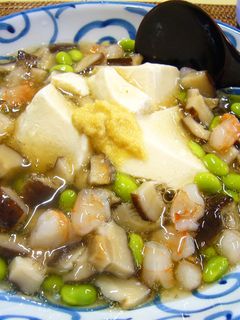 白しょうゆでアレンジ☆豆腐の冷あんかけ-レシピのメイン写真