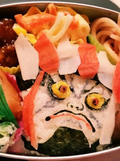 妖怪ウォッチ カブキロイド キャラ弁-レシピのメイン写真