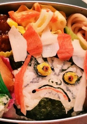 妖怪ウォッチ カブキロイド キャラ弁-レシピのメイン写真