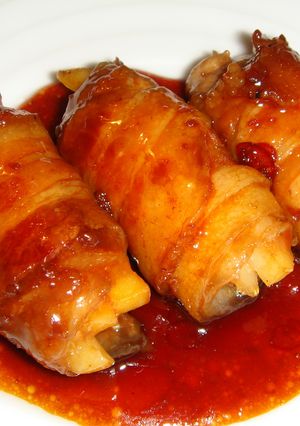 酸っぱこってり☆じゃが芋の豚肉ロール-レシピのメイン写真