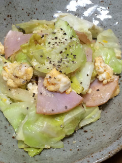 キャベツとタマゴのチーズ炒め-レシピのメイン写真