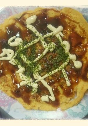 お好み焼き風たまご焼き-レシピのメイン写真