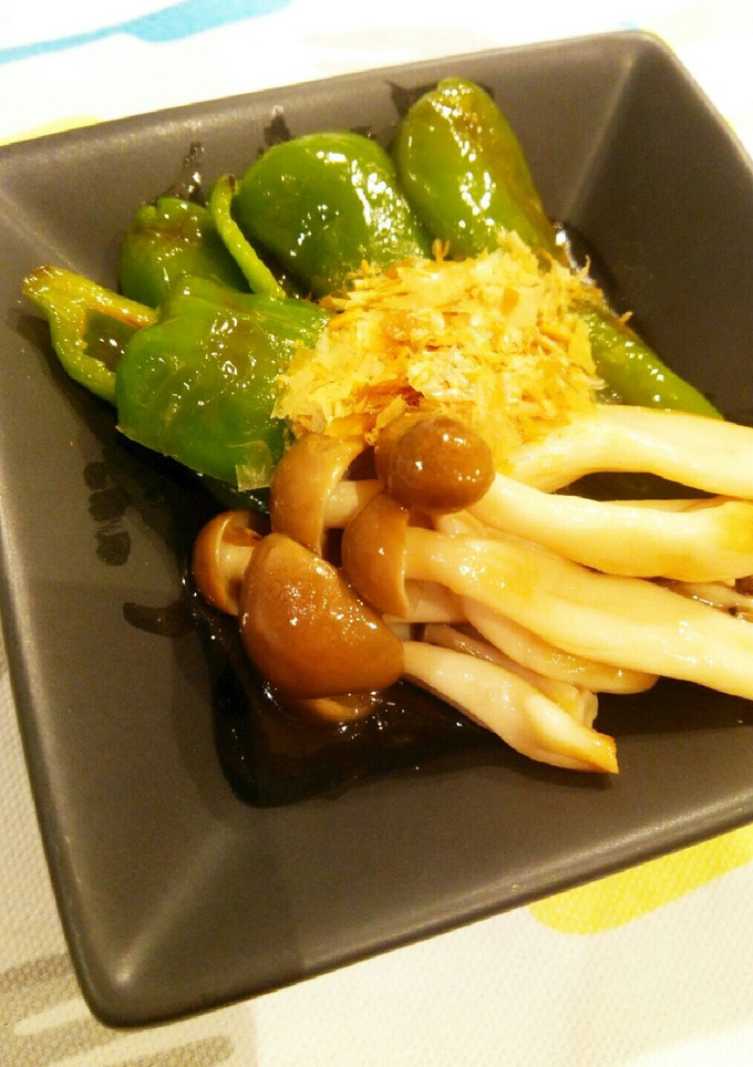 簡単!!ピーマンとしめじの焼き浸し-レシピのメイン写真