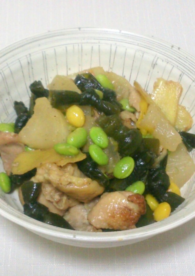 鶏肉と大根と昆布の煮物-レシピのメイン写真