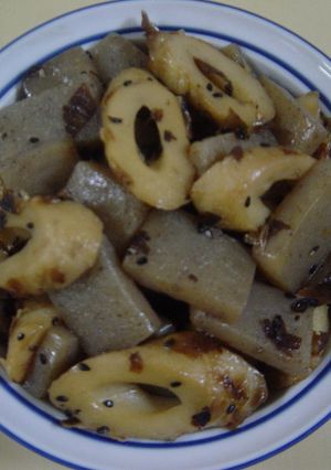 ちくわとコンニャクの炒り煮-レシピのメイン写真