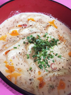 坦々風☆ミルクうどん-レシピのメイン写真