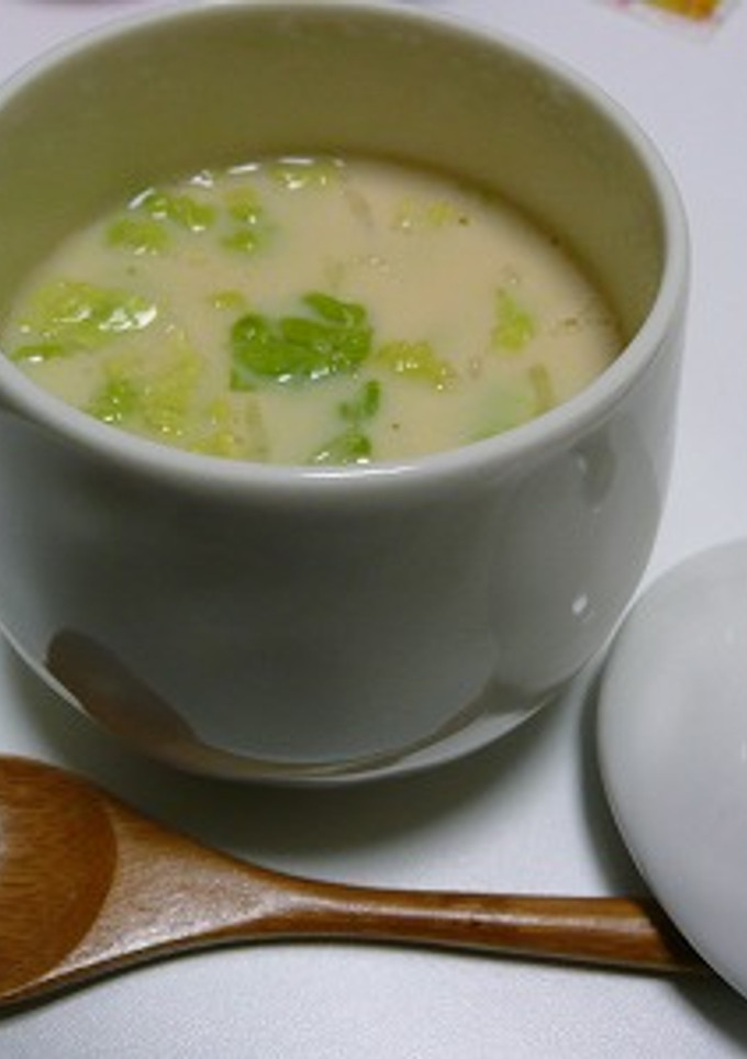 簡単茶碗蒸しに白菜！？-レシピのメイン写真