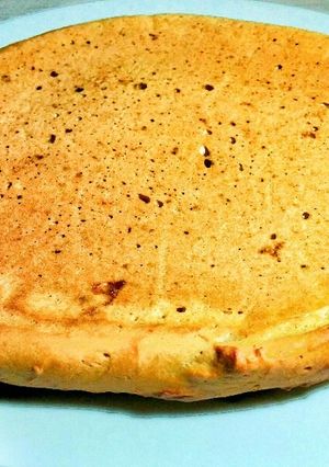 きな粉たっぷり簡単な豆腐のホットケーキ-レシピのメイン写真