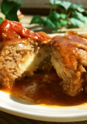 失敗なし✿煮込みチーズinハンバーグ-レシピのメイン写真