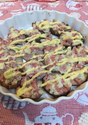 秋!しいたけのオニオンベーコンマヨ焼き☆-レシピのメイン写真
