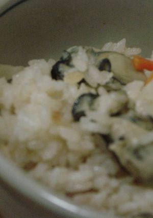 【我が家お初の　牡蠣ご飯】-レシピのメイン写真