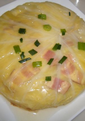 簡単キャベツの重ね蒸し-レシピのメイン写真