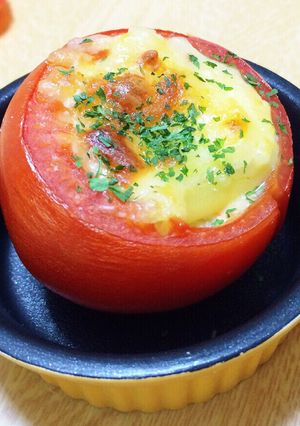 丸ごとトマトグラタン-レシピのメイン写真