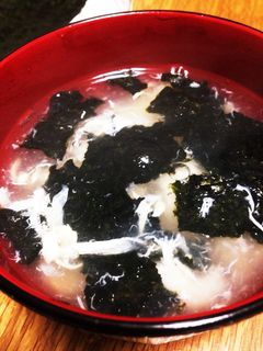 ちぎり海苔のお吸い物-レシピのメイン写真