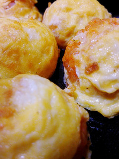 *たこ焼き器で、オム玉*-レシピのメイン写真
