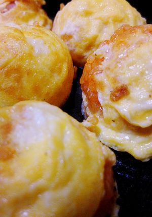 ＊たこ焼き器で、オム玉＊-レシピのメイン写真