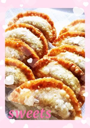 餃子の皮で！アップルパイ風(๑>؂<๑)-レシピのメイン写真