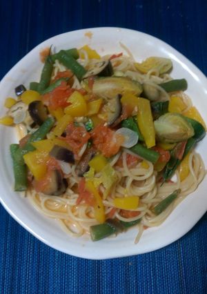 春の彩り野菜パスタ-レシピのメイン写真