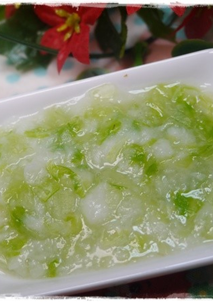 離乳食後期　キャベツと山芋のとろとろ煮-レシピのメイン写真