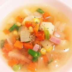 รูปของ 簡単♡野菜たっぷりミラノ風ミネストローネ
