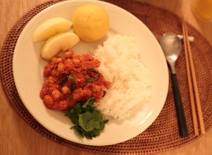 トマト缶とひよこ豆缶で。チャナマサラ-レシピのメイン写真