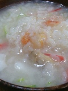 胚芽米の海鮮粥-レシピのメイン写真