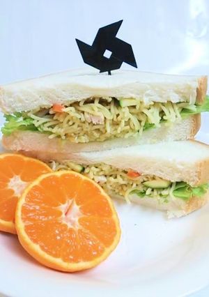 塩焼きそばサンド-レシピのメイン写真