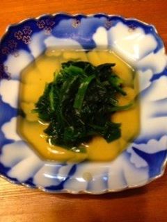 ほうれん草のお浸し-レシピのメイン写真
