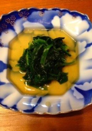ほうれん草のお浸し-レシピのメイン写真