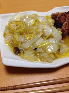 白菜の簡単バター炒め-レシピのメイン写真
