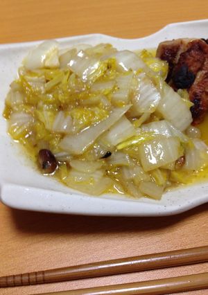 白菜の簡単バター炒め-レシピのメイン写真