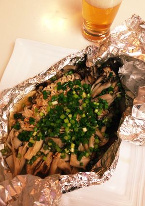 魚焼きグリルで作るきのこのホイル焼き-レシピのメイン写真