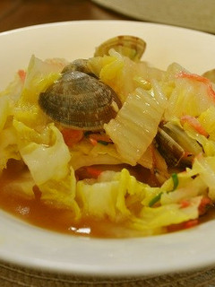 アサリと白菜のピリ辛蒸し-レシピのメイン写真